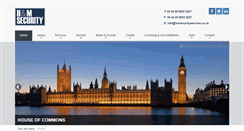 Desktop Screenshot of hmsecurityservices.co.uk