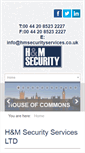 Mobile Screenshot of hmsecurityservices.co.uk